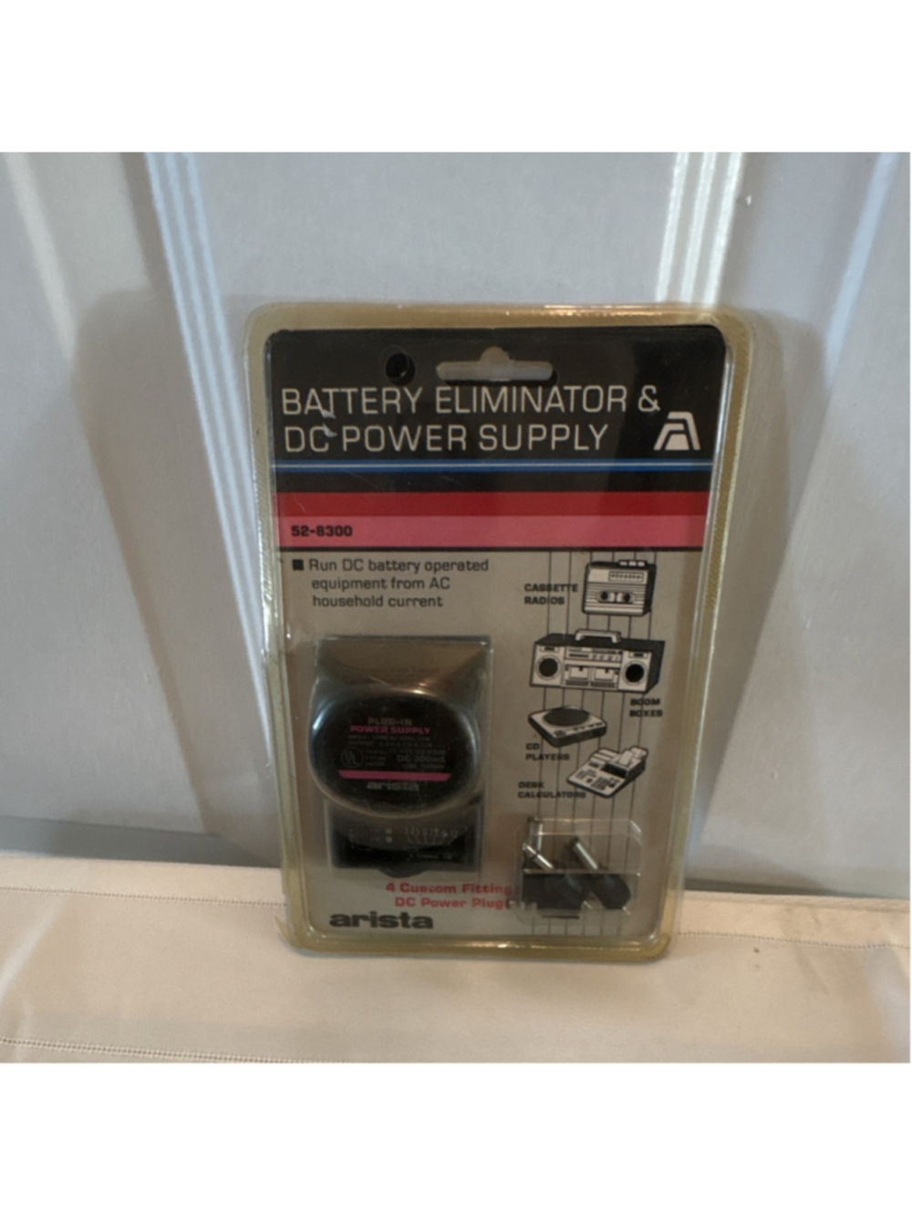 Arista 52-8300 Multi-Voltage AC/DC Adapter Portable Black Powered Universal